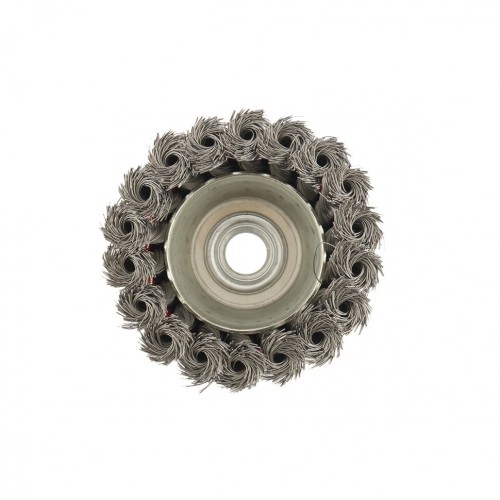 Щетка для УШМ MATRIX 75 мм, М14 "чашка", крученая проволока 0,35 мм// 74614 - изображение 3