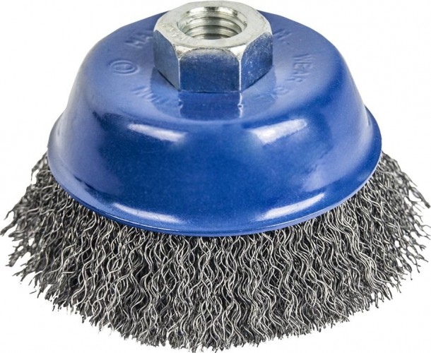 Щетка для УШМ ПРАКТИКА 100 мм М14 чашеобразная, мягкая 773-286