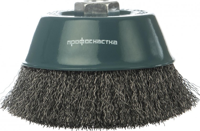 Щетка для УШМ Профоснастка № 6 Мастер D150 мм М14*2 чашечная, гофрированная 20101006