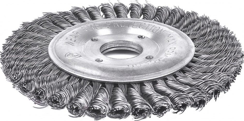 Щетка для УШМ Профоснастка № 87 узкий шов, Мастер D125 мм цилиндрическая, жгут. 20108013