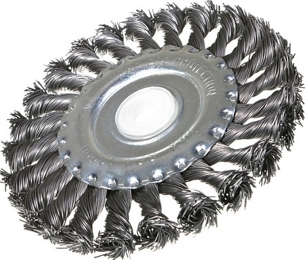 Щетка для УШМ Sturm 5 240 702 витая стальная проволока 5240702 - изображение 2