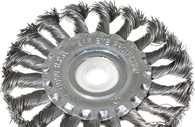 Щетка для УШМ Sturm 5 240 701 витая стальная проволока 5240701 - изображение 3