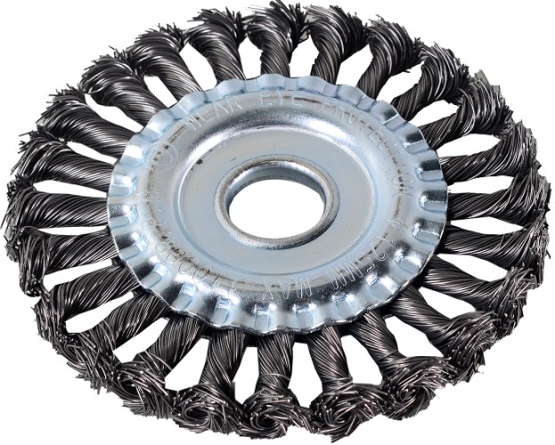 Щетка для УШМ ВИХРЬ плоская, крученая, 125 мм 73/1/3/46 - изображение 2