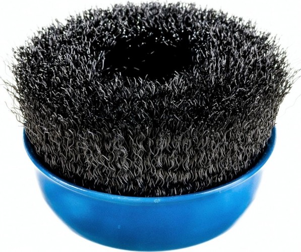 Щетка для УШМ ЗУБР ПРОФЕССИОНАЛ чашечная витая стальная проволока 0,3мм, 100ммхм14 35261-100_z02 - изображение 2