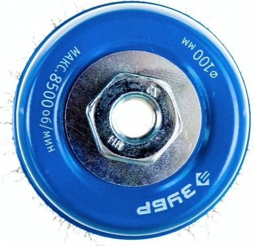 Щетка для УШМ ЗУБР ПРОФЕССИОНАЛ чашечная витая стальная проволока 0,3мм, 100ммхм14 35261-100_z02 - изображение 3