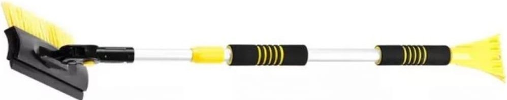 Щетка и скребок автомобильная для снега STAYER телескопическая, поворотная, со скребком и водосгоном 980-1450 мм 61042-145