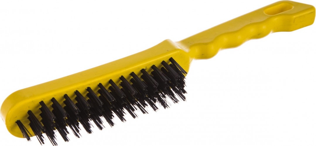 Щетка и скребок STAYER MASTER проволочная стальная с пластмассовой ручкой, 5 ряд 35015-5 - изображение 2