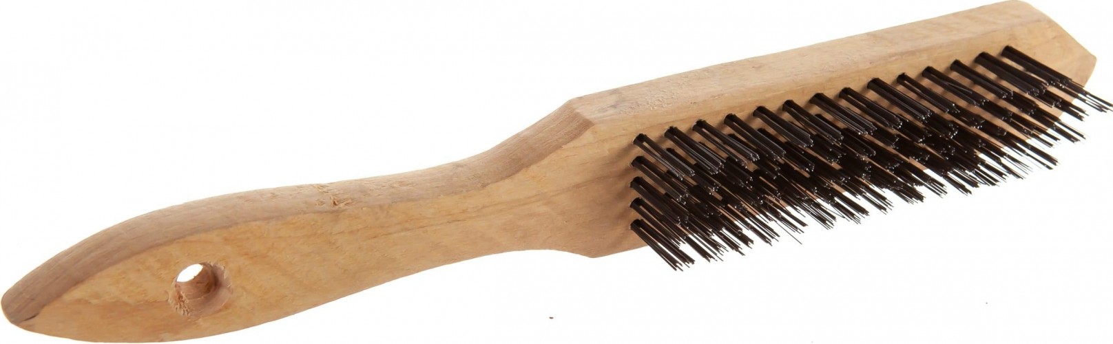 Щетка и скребок STAYER MASTER проволочная стальная с деревянной ручкой, 5 рядов 35020-5