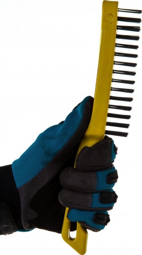 Щетка и скребок STAYER MASTER проволочная стальная с пластмассовой ручкой, 3 ряд 35015-3 - изображение 5