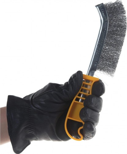 Щетка и скребок STAYER PROFESSIONAL ручная, однорядная, витая стальная проволока 0,3мм 3509 - изображение 2