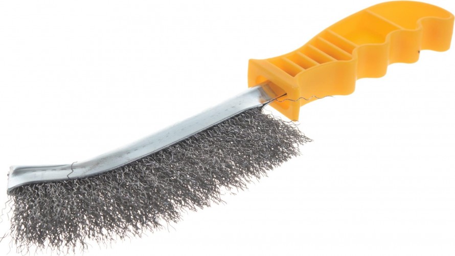 Щетка и скребок STAYER PROFESSIONAL ручная, однорядная, витая стальная проволока 0,3мм 3509 - изображение 3