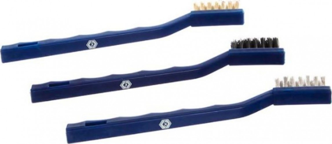 Щетка Кобальт 248-740 набор кордщеток 180 мм (3 шт.), пластмассовая ручк - изображение 2