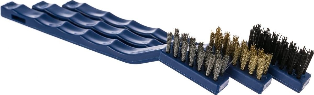 Щетка Кобальт 248-740 набор кордщеток 180 мм (3 шт.), пластмассовая ручк - изображение 3