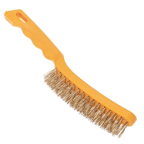 Щетка металлическая Kranz KR-91-1236 с пластиковой ручкой 4 ряд, 260 мм - изображение 2