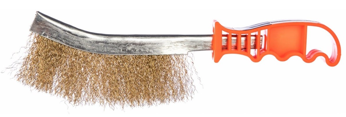 Щетка металлическая Sparta с пластмассовой ручкой 748505