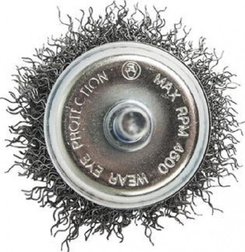 Щетка обдирочная для дрели ПРАКТИКА чашеобразная мягкая D-50 мм , хвост 6 мм 032-577 032-577 - изображение 2