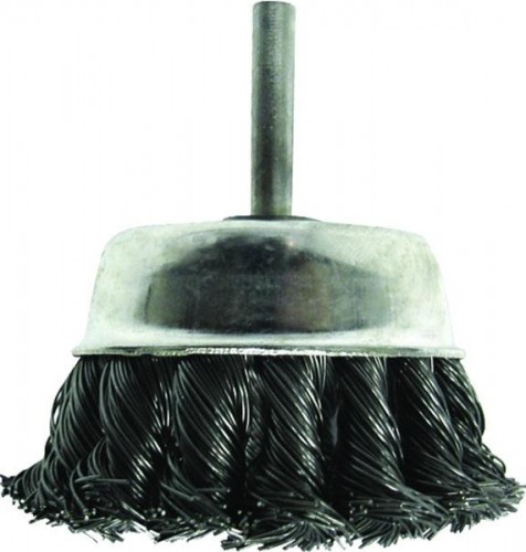 Щетка обдирочная для дрели Biber 70 994 чаша витая 75мм тов-076228