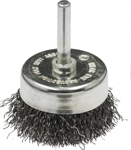 Щетка обдирочная для дрели Профоснастка № 101 Мастер хв 6 мм D38 мм гофрированная 20201001