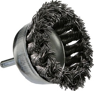 Щетка обдирочная для дрели Sturm 5 241 201 чашеобразная, витая стальн. 5241201 - изображение 2