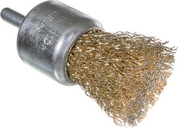 Щетка обдирочная для дрели Sturm 5 240 803 кистеобразная мягкая, латун.волн. 5240803 - изображение 3