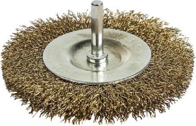 Щетка обдирочная для дрели ПРАКТИКА радиальная мягкая D-100 мм , хвост 6 мм 773-408 773-408