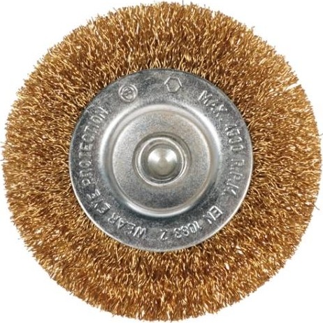Щетка обдирочная для дрели MAKITA P-66949 (d75 мм, латунь, 6 мм) - изображение 2