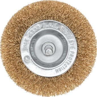 Щетка обдирочная для дрели Kranz KR-91-1249 витая проволока, 75мм - изображение 3