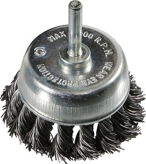 Щетка обдирочная для дрели Sturm 5 241 201 чашеобразная, витая стальн. 5241201