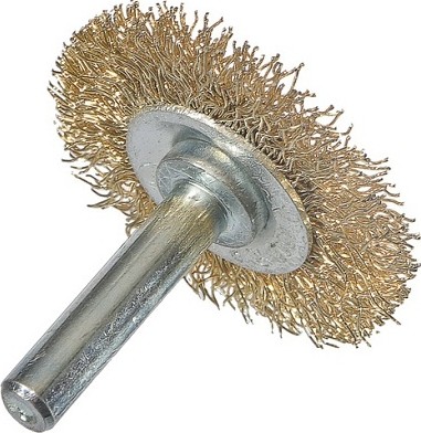 Щетка обдирочная для дрели Sturm 5 240 605 радиальная мягк., латун.волн.проволока 5240605 - изображение 2