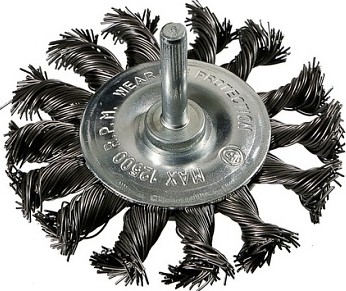 Щетка обдирочная для дрели Sturm 5 241 101 радиальная, витая стальн. 5241101 - изображение 2