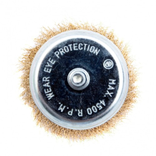 Щетка обдирочная для дрели MATRIX 75 мм "чашка" со шпилькой, витая проволока 74478 - изображение 3