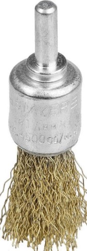 Щетка обдирочная для дрели STAYER MAXClean кистевая витая проволока 0,3мм, 17мм, 35113-17