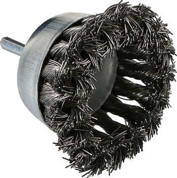 Щетка обдирочная для дрели Sturm 5 241 202 чашеобразная, витая стальн. 5241202 - изображение 2