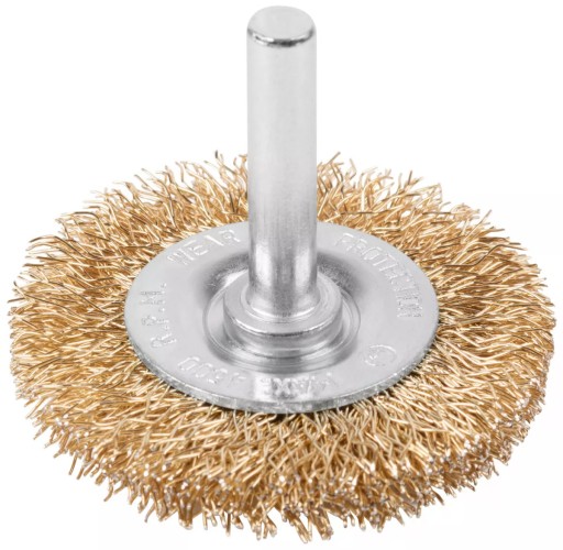 Щетка обдирочная для дрели Cutop Profi тип "Плоская" витая проволока 0,3 мм, 50 мм 82-537