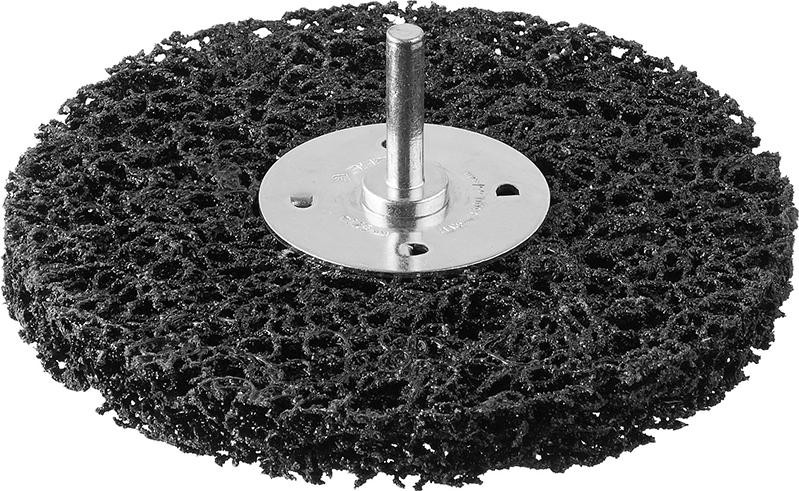 Щетка обдирочная для дрели ЗУБР ПРОФЕССИОНАЛ нейлоновая проволока с абразивным покрытием 35162-125_z01