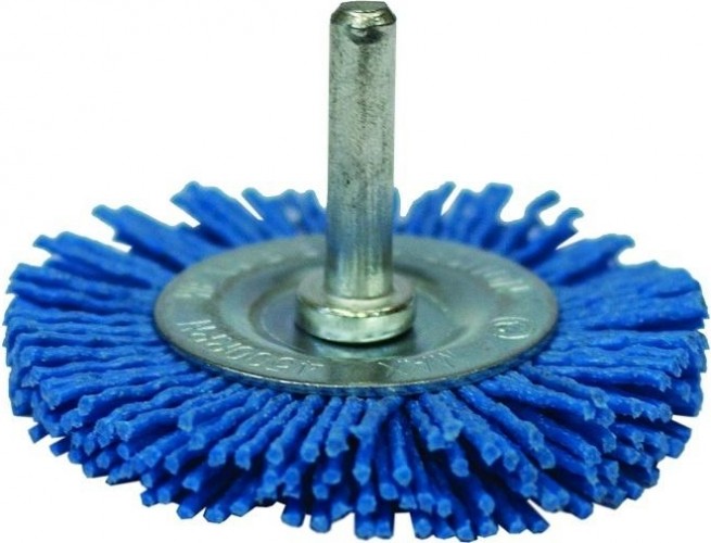 Щетка обдирочная для дрели Biber 70 995 дисковая нейлон 63мм тов-157166