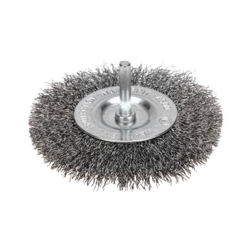 Щетка обдирочная для дрели Kranz KR-91-1246 дисковая витая проволока, 100мм
