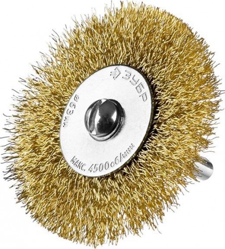 Щетка обдирочная для дрели ЗУБР ПРОФЕССИОНАЛ набор щеток дисковых витая проволока 0,3мм, 5 шт 3521-H5_z02