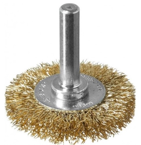 Щетка обдирочная для дрели ЗУБР ПРОФЕССИОНАЛ дисковая витая проволока 0,3мм, 38мм 3520-038_z02