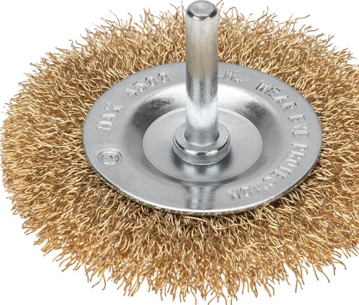 Щетка обдирочная для дрели Kranz KR-91-1249 витая проволока, 75мм - изображение 2
