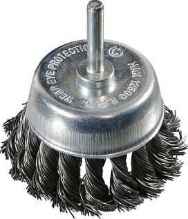 Щетка обдирочная для дрели Sturm 5 241 202 чашеобразная, витая стальн. 5241202