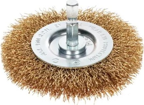 Щетка обдирочная для дрели MAKITA P-66949 (d75 мм, латунь, 6 мм)