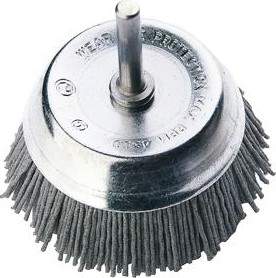 Щетка обдирочная для дрели АТАКА чашеобразная, нейлоновая 098 D- 75 мм 22396