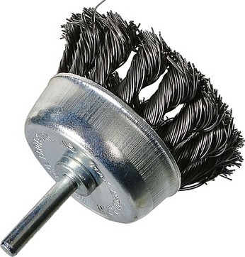 Щетка обдирочная для дрели Sturm 5 241 202 чашеобразная, витая стальн. 5241202 - изображение 3