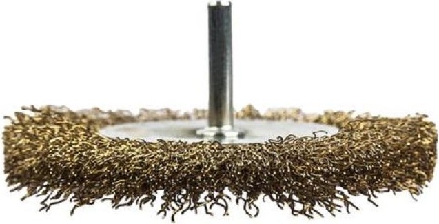 Щетка обдирочная для дрели ПРАКТИКА радиальная мягкая D-100 мм , хвост 6 мм 773-408 773-408 - изображение 2