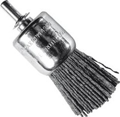 Щетка обдирочная для дрели АТАКА кистевая, нейлоновая 100 D- 17 мм 22397