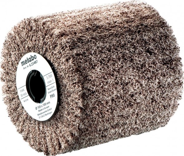 Щетка обдирочная для щеточной шлифмашинки METABO 105x100 мм P60 войлок 623486000