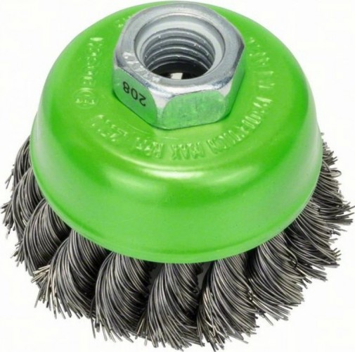 Щетка обдирочная для УШМ BOSCH чашеобразная D-65 мм М14 витая 2608622104