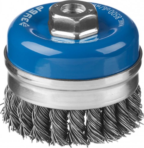Щетка обдирочная для УШМ чашеобразная  ЗУБР D-80 М14 35271-080_z02 35271-080_z02
