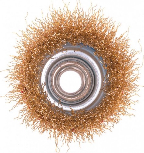 Щетка обдирочная для УШМ MATRIX круглая, D-75х22.2 мм 74604 74604 - изображение 3